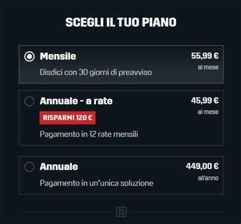 DAZN Abbonamento: Costo Annuale e Mensile, Offerte