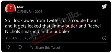 Did a Jimmy Butler Rachel Nichols Tape From NBA Bubble Hotel Room Leak?