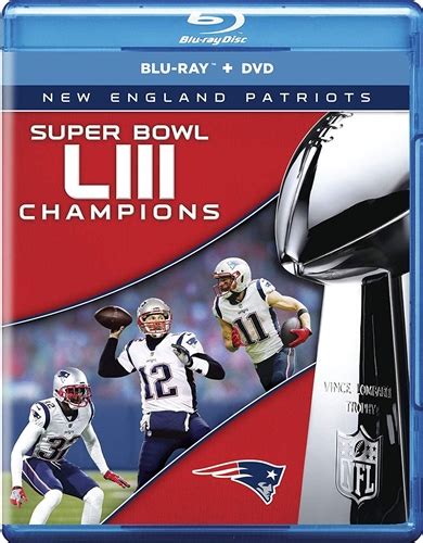 NEW ENGLAND PATRIOTS SUPER BOWL LIII 53 CHAMPIONS New Sealed Blu-ray + DVD 767685160947 | eBay