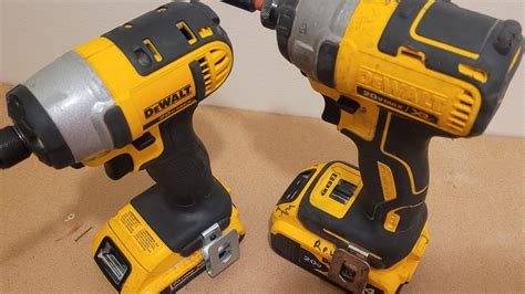 Taladro Dewalt XR DCF887 VS Taladro Dewalt DCF885 #woodworking #carpinteria #dewalt - YouTube