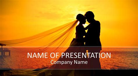 Free Wedding Ceremony Slides Powerpoint Template - DesignHooks