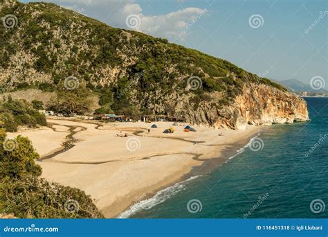 GJIPE BEACH editorial stock photo. Image of gjipe, hiking - 116451318