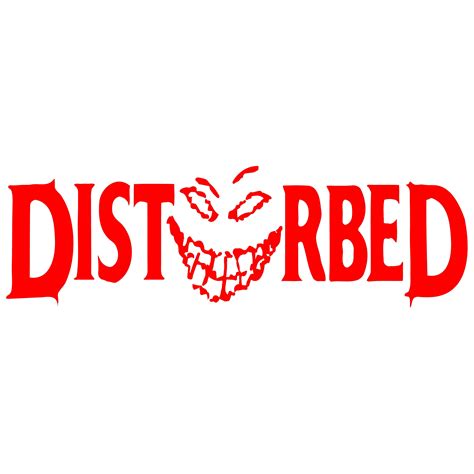 DISTURBED Vinyl Decal Metal Band Logo Sticker - Etsy