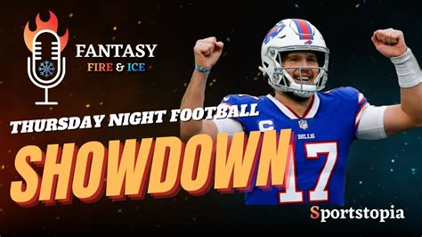 NFL Week 8 | Thursday Night Football | Fantasy Football Lineups ...