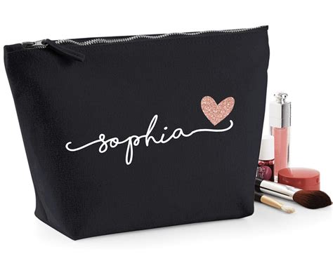 Makeup Bag Personalized Custom Makeup Bag Personalized Bag | Etsy