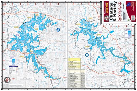 Chatuge lake fishing map