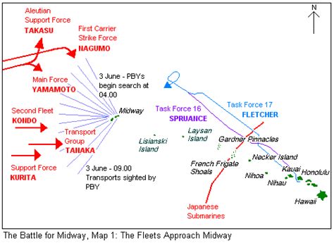 Battle Of Midway Map