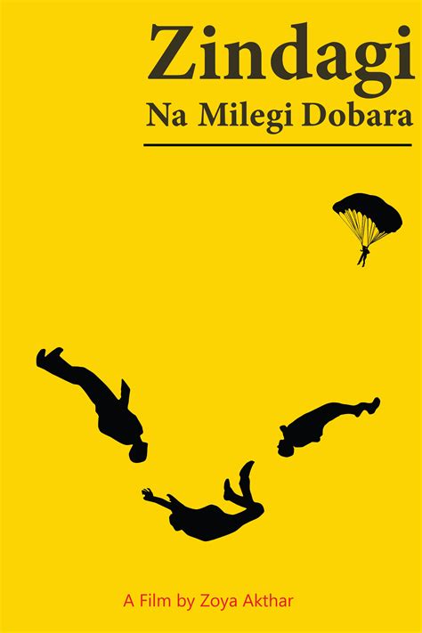 MINIMAL POSTER OF ZINDAGI NA MILEGI DOBARA