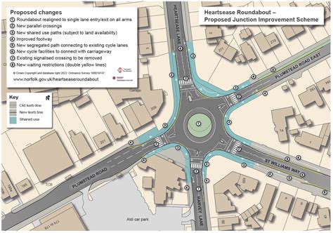 Heartsease roundabout plan – Norwich Cycling Campaign