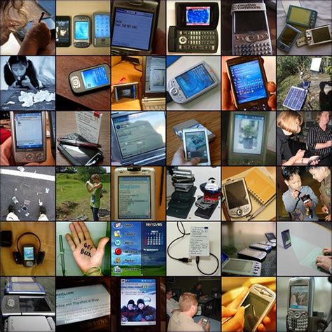 PDA mosaic | 1. pda, 2. iPod Touch Vs. Qtek 9600 Vs. Palm Li… | Flickr