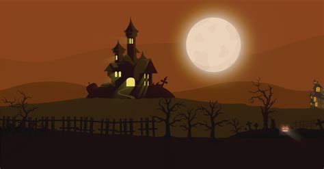 Halloween Background Parallax Animation LOOP 120 FPS 4K