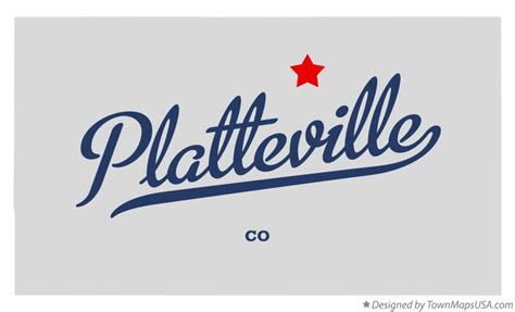 Map of Platteville, CO, Colorado