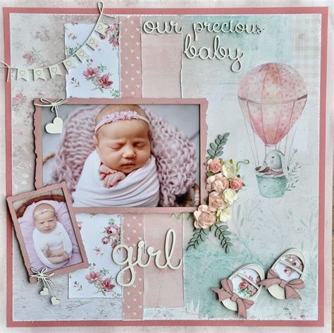Pin by Sue Roffey on Projects to try | Baby girl scrapbook, Baby scrapbook pages, Baby boy scrapbook