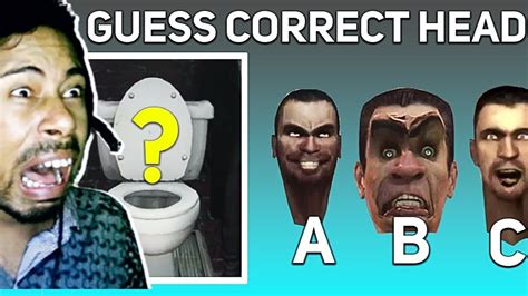 ONLY 1% CAN GUESS THIS SKIBIDI TOILET HEAD CHALLENGE | SKIBIDI TOILET ...