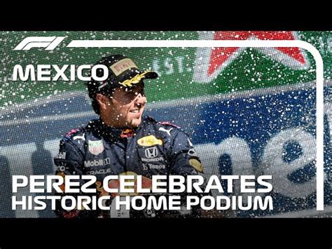 Sergio Perez's Emotional Home Podium! | 2021 Mexico City Grand Prix - Racing Elite Formula 1 ...