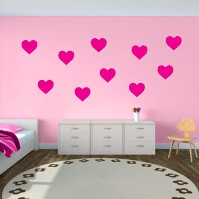 Hearts Wall Decals | Shape Wall Decals | Wall Decal World