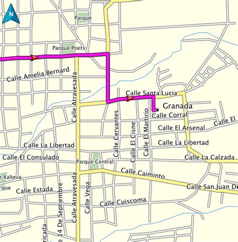 Granada Nicaragua Map Driving Directions - http://www.gpsetravelguides ...