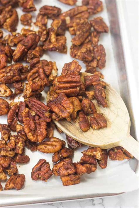 Simple Honey-Glazed Pecans - Healthy Liv