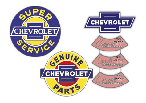 Chevrolet Vintage Sign by SignPast - Free Shipping