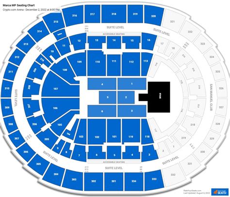 Crypto.com Arena Concert Seating Chart - RateYourSeats.com