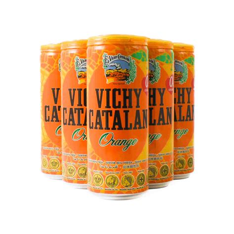 6x Vichy Catalan Sparkling Orange Mineral Water, 330ml | Buy online UK – Sous Chef UK