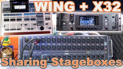 Behringer Wing & X32 share the S32 Stagebox & more! - YouTube