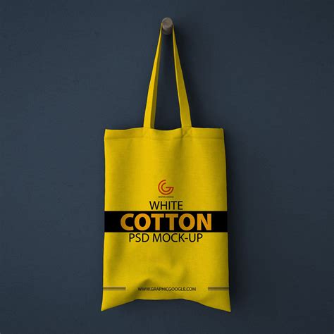 This free mockup allows you to showcase your design of cotton bag in a realistic look. PSD file ...