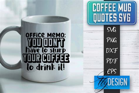 Coffee Mug Quotes SVG | Coffee SVG Design | Funny Quotes - So Fontsy