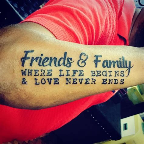 Tattooaddicted #friends #family #life #friendshipquotes #familyquotes #tattoo #forearmtattoo # ...