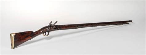 A British Brown Bess musket believed to have been present at the battles that began the American ...