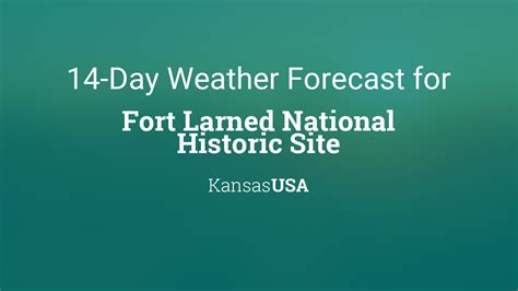 Fort Larned National Historic Site, Kansas, USA 14 day weather forecast