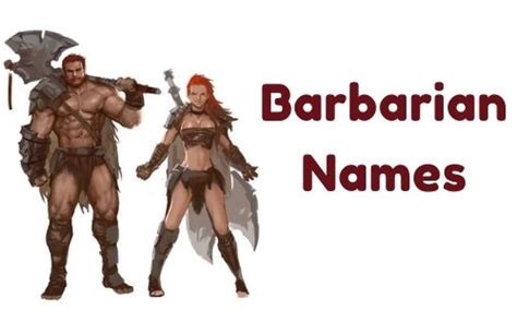 { 1000+ } Barbarian Names » [ Famous + Unique + Cool + Funny + Good ]