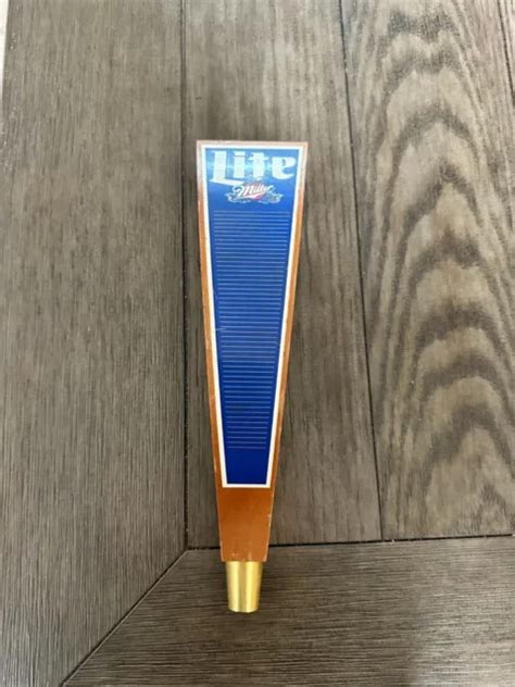 VINTAGE RARE MILLER Lite Miller Time Wooden Beer Tap Handle $12.99 - PicClick