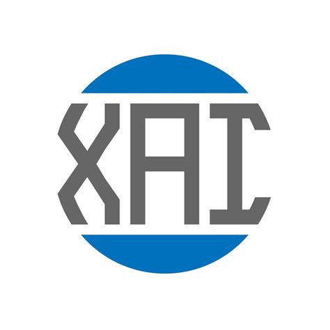 XAI letter logo design on white background. XAI creative initials ...