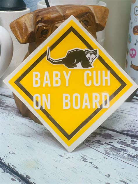 Baby Cuh Baby Tacuache on Boardfunny Decal Decal Oracle - Etsy