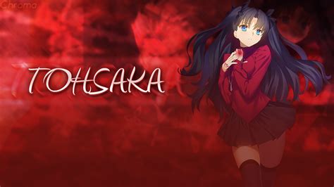 Fate/Stay Night Wallpaper: Tohsaka Rin by Chromha on DeviantArt