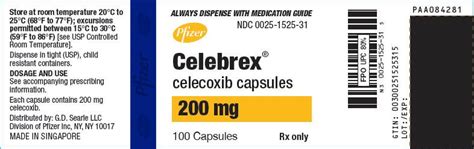 Celebrex - FDA prescribing information, side effects and uses