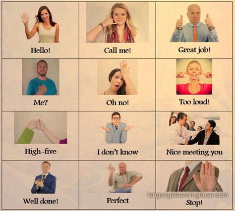 English flashcards illustrating gestures - learn English,english ...