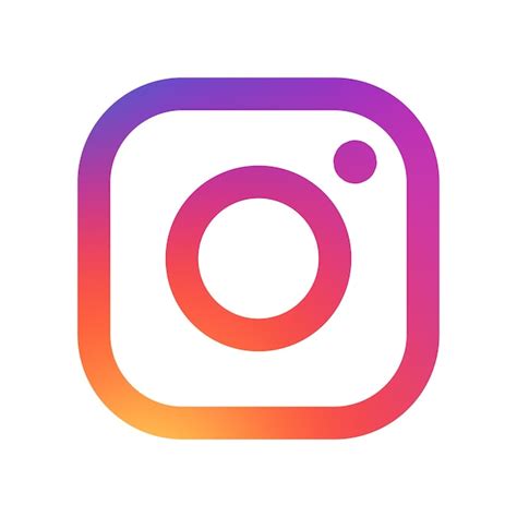 Premium Vector | Instagram social media icon. Gradient social media logo