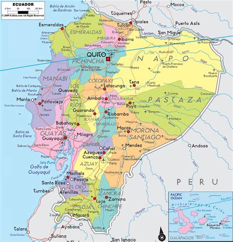 Mapas do Equador | MapasBlog