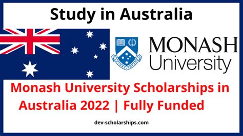 Monash University Scholarships Australia 2022 | Fully Funded