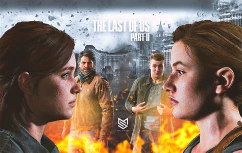 The Last of Us 2 - Ellie and Abby Wallpaper by mikelshehata on DeviantArt