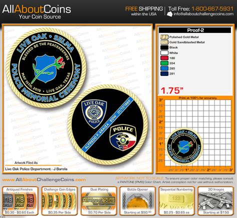 Designing Custom Police Challenge Coins