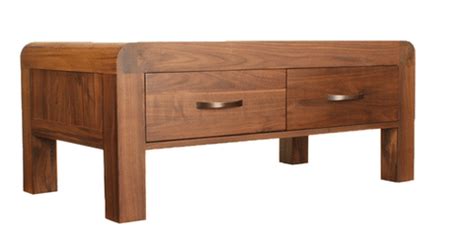 Shiro Walnut Four Drawer Coffee Table – Signature Hardwood