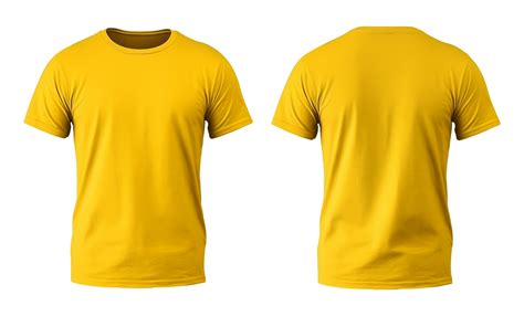 Yellow T Shirt Mockup – Free Mockups