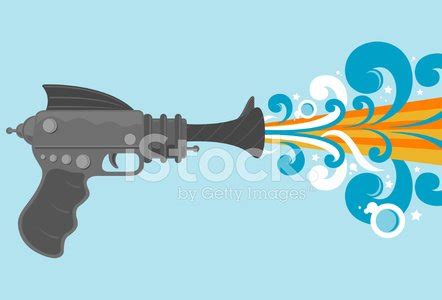 Laser Gun Cartoon Vector Stock Vector | Royalty-Free | FreeImages