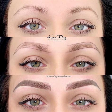 Microshading Before and After Pictures - Combo and Shaded Brows