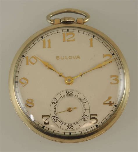 Vintage pocket watch by Bulova c1935 in Antique Pocket Watches