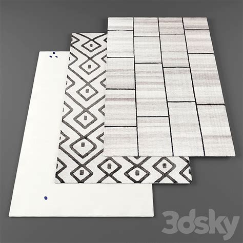 rugs modern - Carpets - 3D model