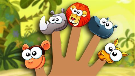 Finger Family Song with Animals - Animals Finger family Song , Learn Wild Animals | Jelly TV ...